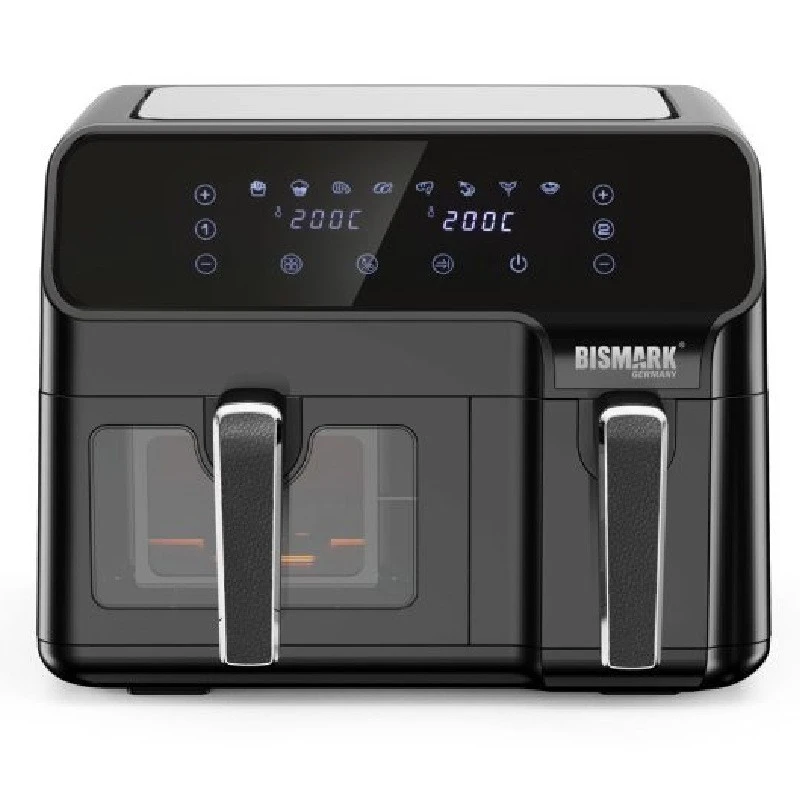 سرخ‌کن دوقلو بدون روغن بیسمارک مدل BM 3603